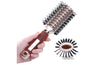 Perfehair Oval Vent Hair Brush for Effortless Blow Drying