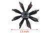Perfehair Round Brush: Natural Boar and Nylon Bristles