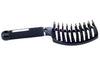 PERFEHAIR Natural Boar Bristle Hair Brush - Curved Vented Detangling Blow Dry Brush for Women Long, Thick, Thin, Curly Hair