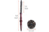 Perfehair Mini Boar Bristle Round Brush for Short Hair