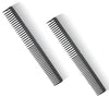 Perfehair 2-Pack Professional Hair Cutting Comb, Black Carbon Fiber Anti-Static &amp; Heat Resistant Combs