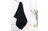 Perfehair Black Cotton Salon Towels - 16x27" 2-Pack for Barbers & Gym