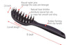 Perfehair Boar Bristle Brush: Curved, Vented for Detangling & Blow Drying