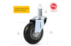 Perfehair 63mm Hair-Free Caster Wheels - Set of 5
