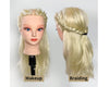 Perfehair 22" Makeup Mannequin Head with 70% Real Hair, Cosmetology Manikin Doll Head for Girls Practice Face Painting, Hair Styling, Braiding, Blonde