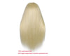 Perfehair 22" Makeup Mannequin Head with 70% Real Hair, Cosmetology Manikin Doll Head for Girls Practice Face Painting, Hair Styling, Braiding, Blonde