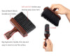 Perfehair Barber Neck Duster Brush for Hair Cutting, Soft Haircut Cleaning Dusting Brush-Wooden Handle