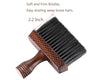 Perfehair Barber Neck Duster Brush for Hair Cutting, Soft Haircut Cleaning Dusting Brush-Wooden Handle
