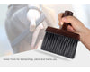 Perfehair Barber Neck Duster Brush for Hair Cutting, Soft Haircut Cleaning Dusting Brush-Wooden Handle