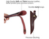 Perfehair Scissor Pouch Holster (Pack of 2), Soft Leather Shear Holder Case for Hair Stylist, Barber, Hairdresser Scissors