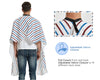 Perfehair Barber Cape for Men, Salon Professional Hair Cutting Cape Apron for Adults- 50"x60" (Stripe)