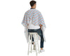 Perfehair Barber Cape for Men, Salon Professional Hair Cutting Cape Apron for Adults- 50"x60" (Stripe)
