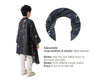 Perfehair Kids Hair Cutting Cape with Sleeves, Kids Barber Cape Haircut Cape for Boy & Girls, Professional Salon or Home Hair Cut Cape-Black Space Printing