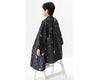 Perfehair Kids Hair Cutting Cape with Sleeves, Kids Barber Cape Haircut Cape for Boy & Girls, Professional Salon or Home Hair Cut Cape-Black Space Printing